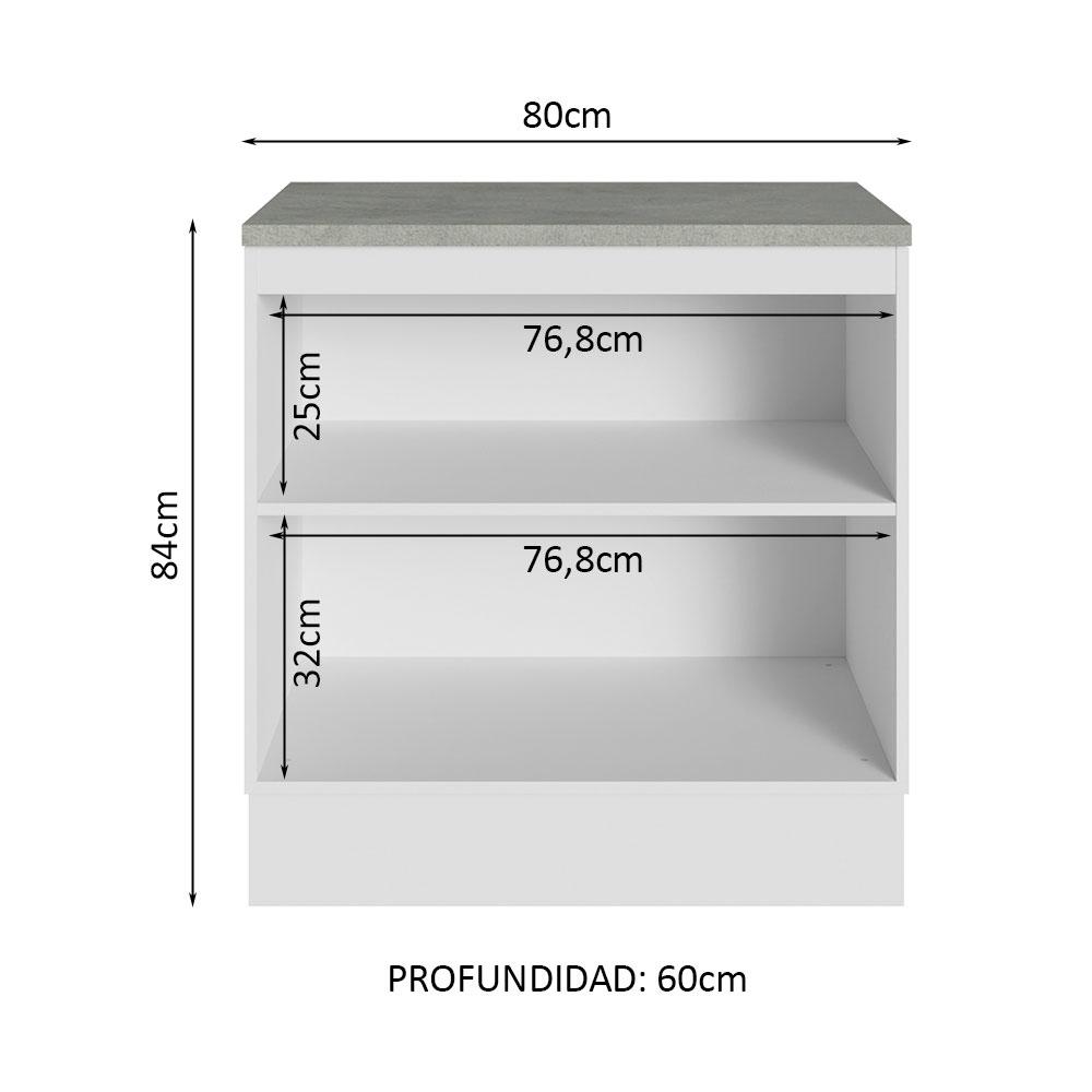 Foto 4 pulgar | Gabinete Bajo Almacenamiento Garaje Madesa Con Encimera