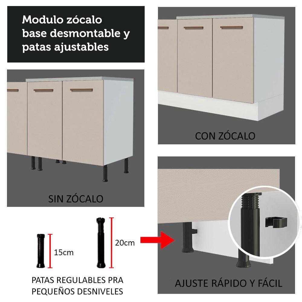 Foto 8 pulgar | Gabinete Bajo Almacenamiento Garaje Madesa Con Encimera