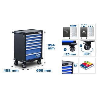 Foto 2 | Gabinete De Herramientas | 7 Cajones | Bgs 4204