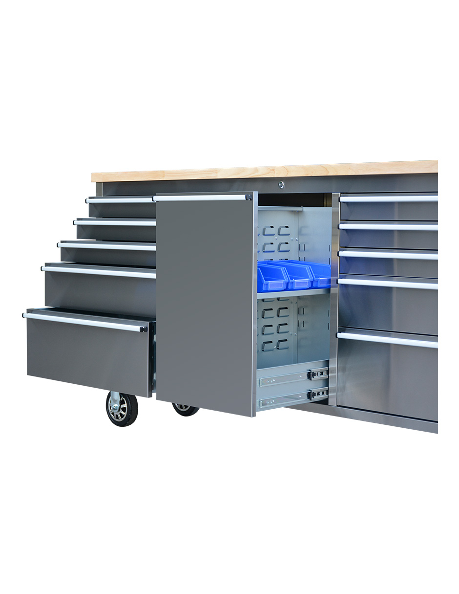 Foto 5 pulgar | Gabinete Para Herramientas Multifuncional En Acero Con 10 Cajones Thor Kitchen