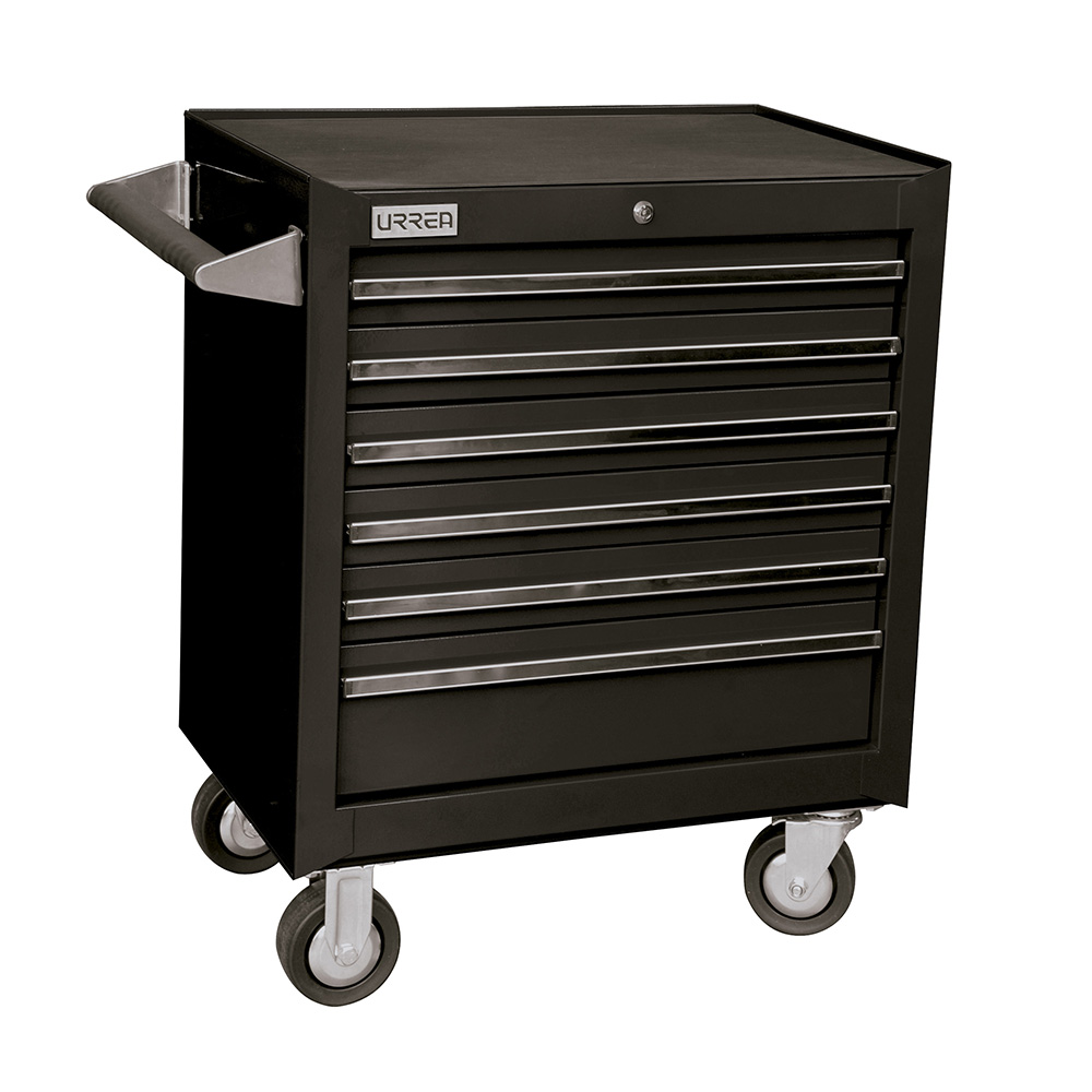 Gabinete Móvil 6 Gavetas 27'' Negro Serie X Urrea