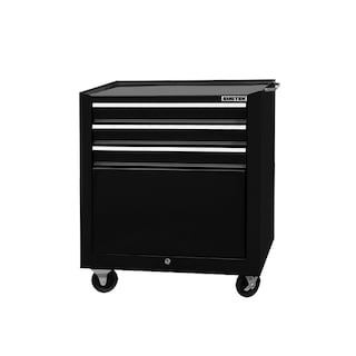 Foto 1 | Gabinete Móvil Color Negro 4 Gavetas 27'' Surtek