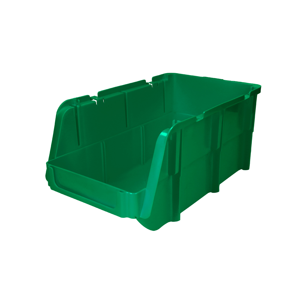 Gaveta Plástica Color Verde Pico De Pato 14'' X 8'' X 7'' Surtek