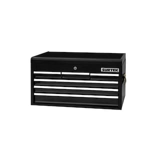 Foto 1 | Gabinete Móvil Color Negro Superior 6 Gavetas 26'' Surtek