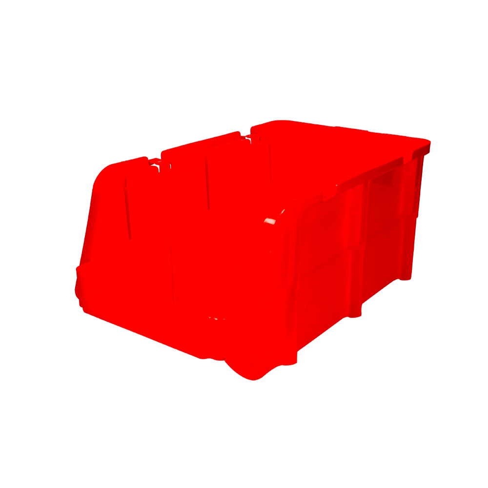 Gaveta Plástica Color Rojo Pico De Pato 14'' X 8'' X 7'' Surtek