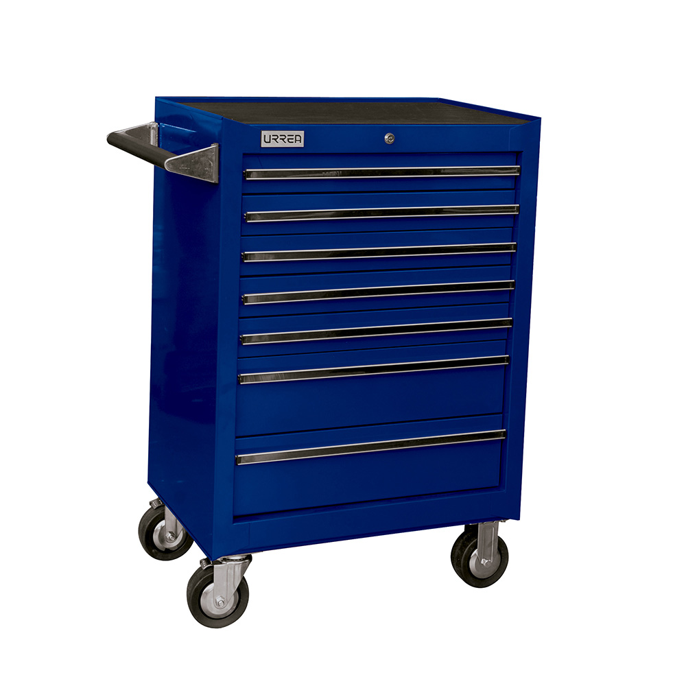 Gabinete Móvil 7 Gavetas 27'' Azul Serie X Urrea