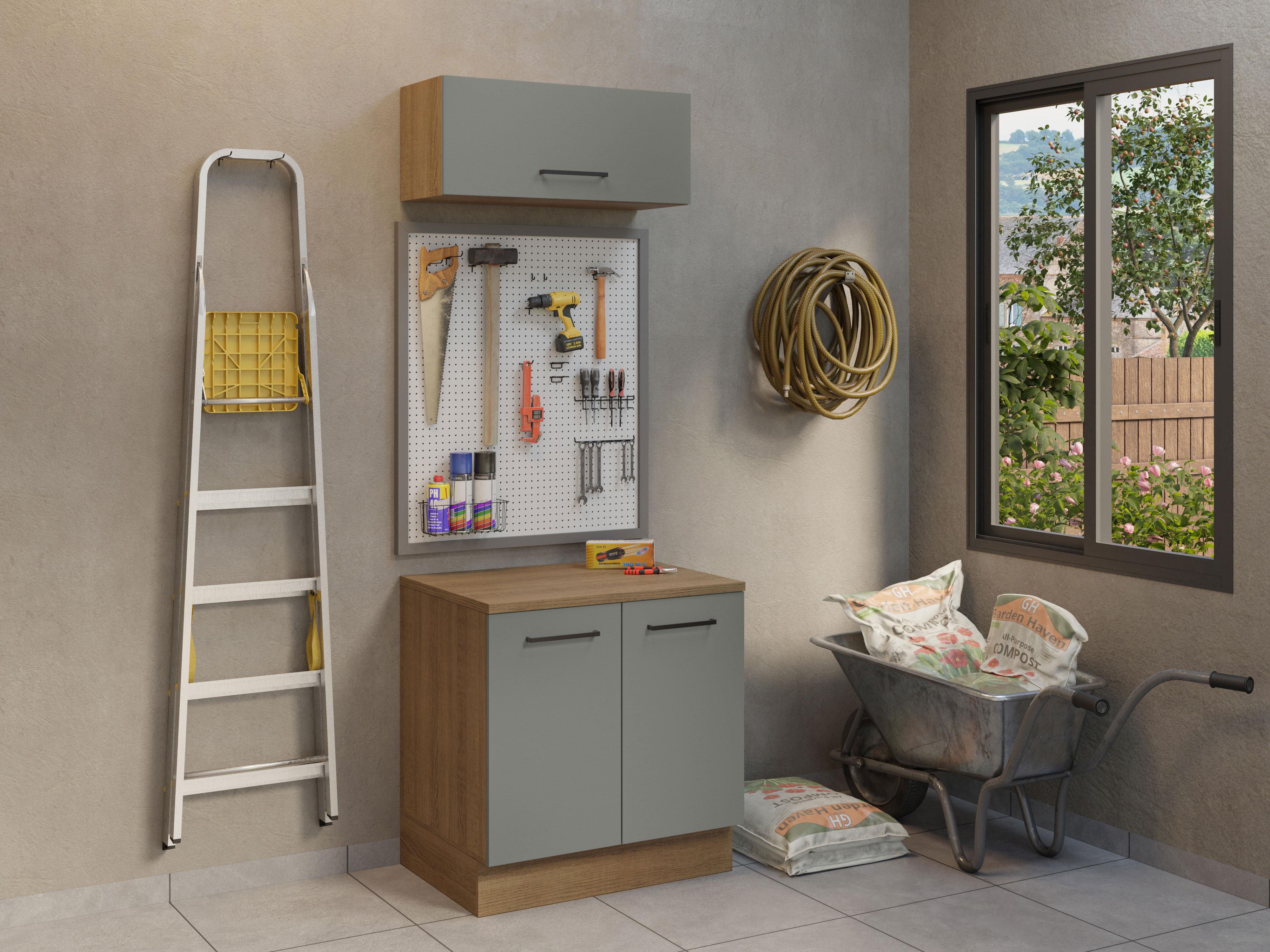 Foto 4 pulgar | Kit Mueble Para Garaje Multiuso Madesa Agata 80cm Mg