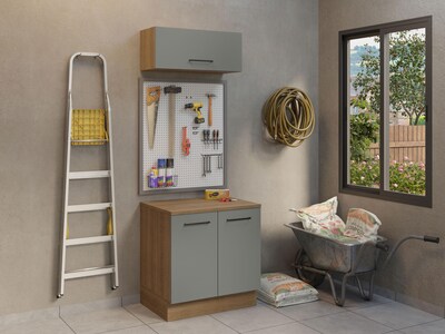 Foto 3 | Kit Mueble Para Garaje Multiuso Madesa Agata 80cm Mg
