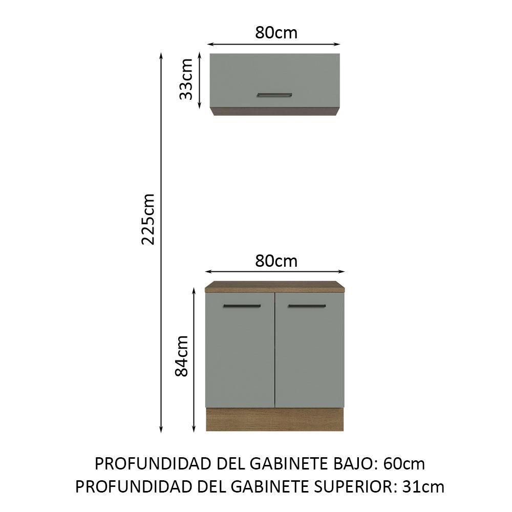 Foto 5 pulgar | Kit Mueble Para Garaje Multiuso Madesa Agata 80cm Mg