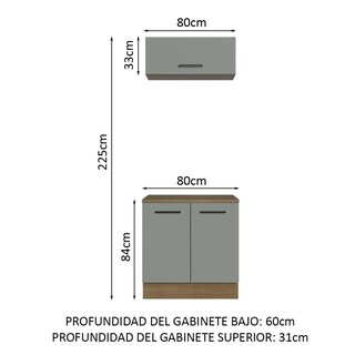 Foto 4 | Kit Mueble Para Garaje Multiuso Madesa Agata 80cm Mg