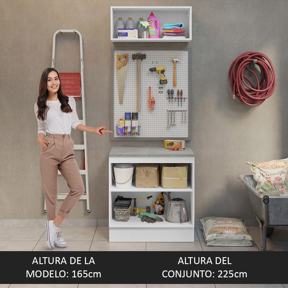 Foto 7 pulgar | Kit Mueble Para Garaje Multiuso Madesa Agata 80cm Bg