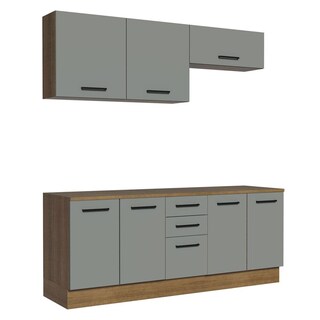 Foto 6 | Kit Mueble Para Garaje Multiuso Madesa Agata 200cm Mg 01