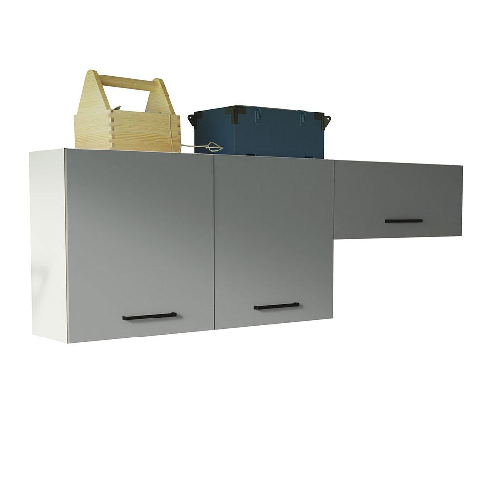Kit Mueble Para Garaje Multiuso Madesa Agata 200cm Bg