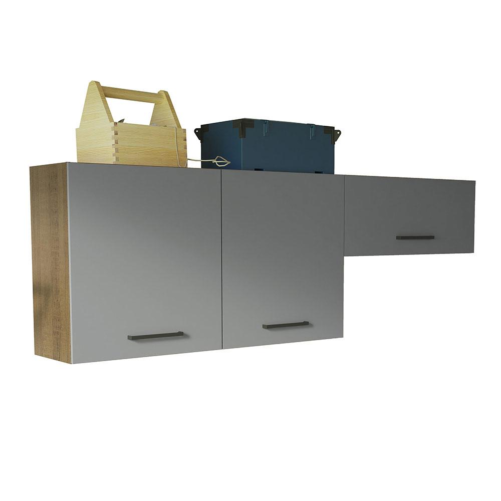 Kit Mueble Para Garaje Multiuso Madesa Agata 200cm Mg