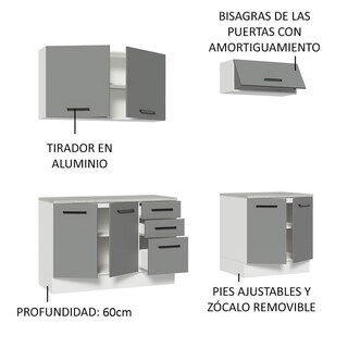 Foto 4 | Kit Mueble Para Garaje Multiuso Madesa Agata 200cm Bg 01