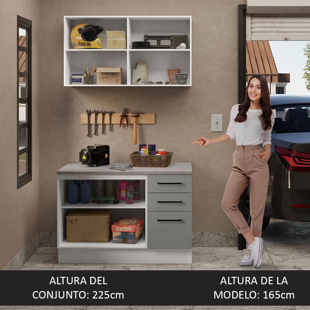 Foto 5 pulgar | Mueble Para Garaje Multiuso Madesa Agata 120cm Bg 01