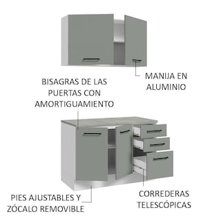 Foto 5 | Mueble Para Garaje Multiuso Madesa Agata 120cm Bg 01