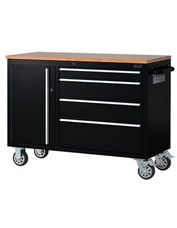 Foto 2 | Gabinete De Herramientas De 48 Con 4 Cajones Color Negro