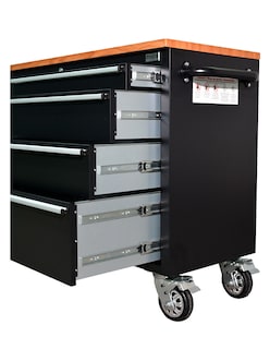 Foto 6 | Gabinete De Herramientas De 48 Con 4 Cajones Color Negro