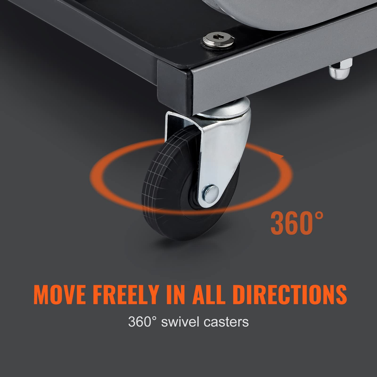Foto 4 pulgar | Asiento De Garaje O Taller Rolling Creeper Vevor, 113 Kg De Capacidad, Negro - Venta Internacional.