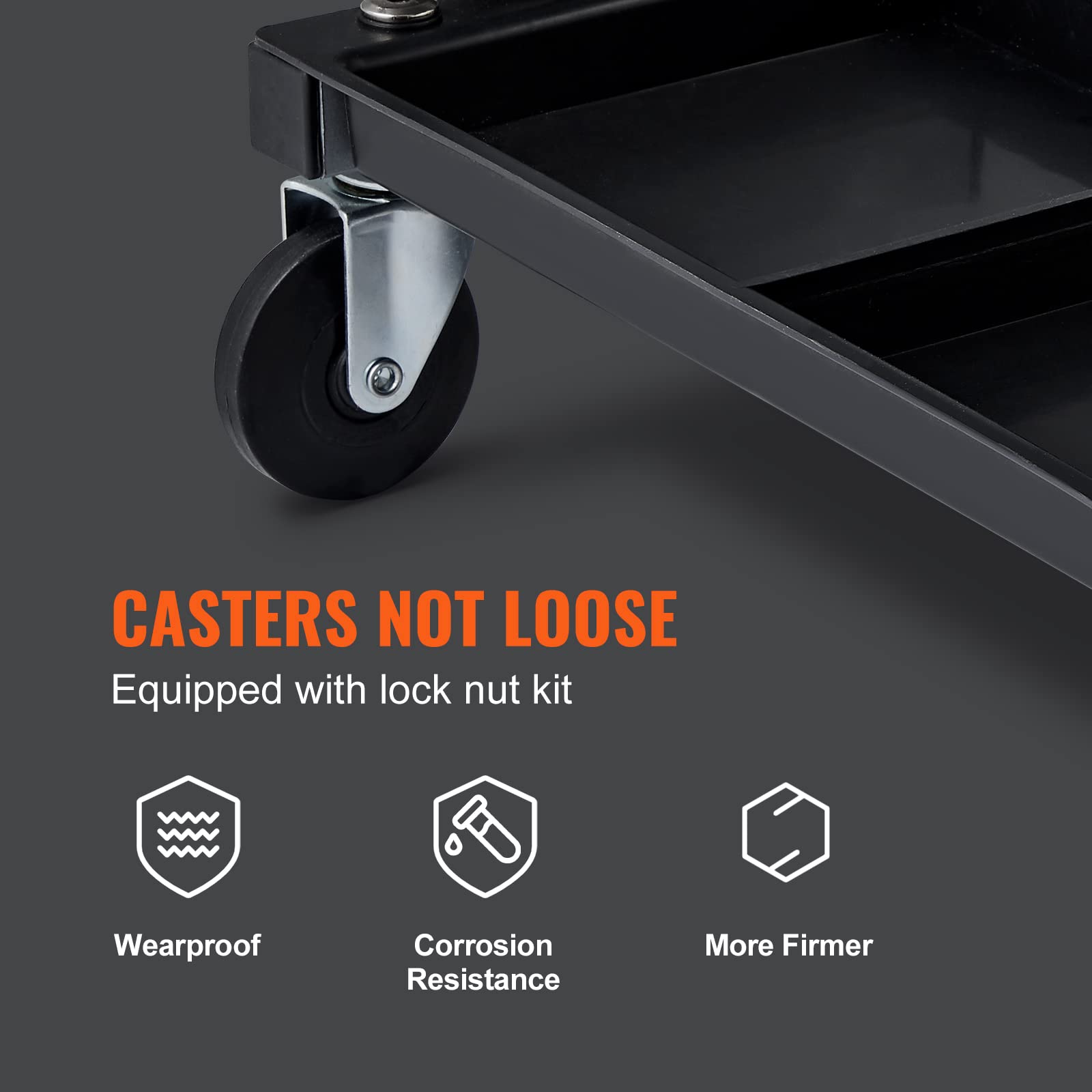 Foto 7 pulgar | Asiento De Garaje O Taller Rolling Creeper Vevor, 113 Kg De Capacidad, Negro - Venta Internacional.