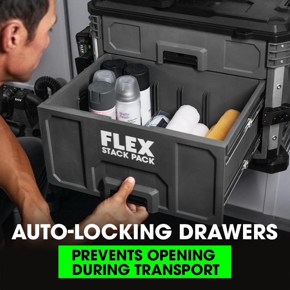 Foto 3 pulgar | Caja De Herramientas Para Sistema De Almacenamiento Flex Stack Pack, 2 Cajones Fs1106 - Venta Internacional.