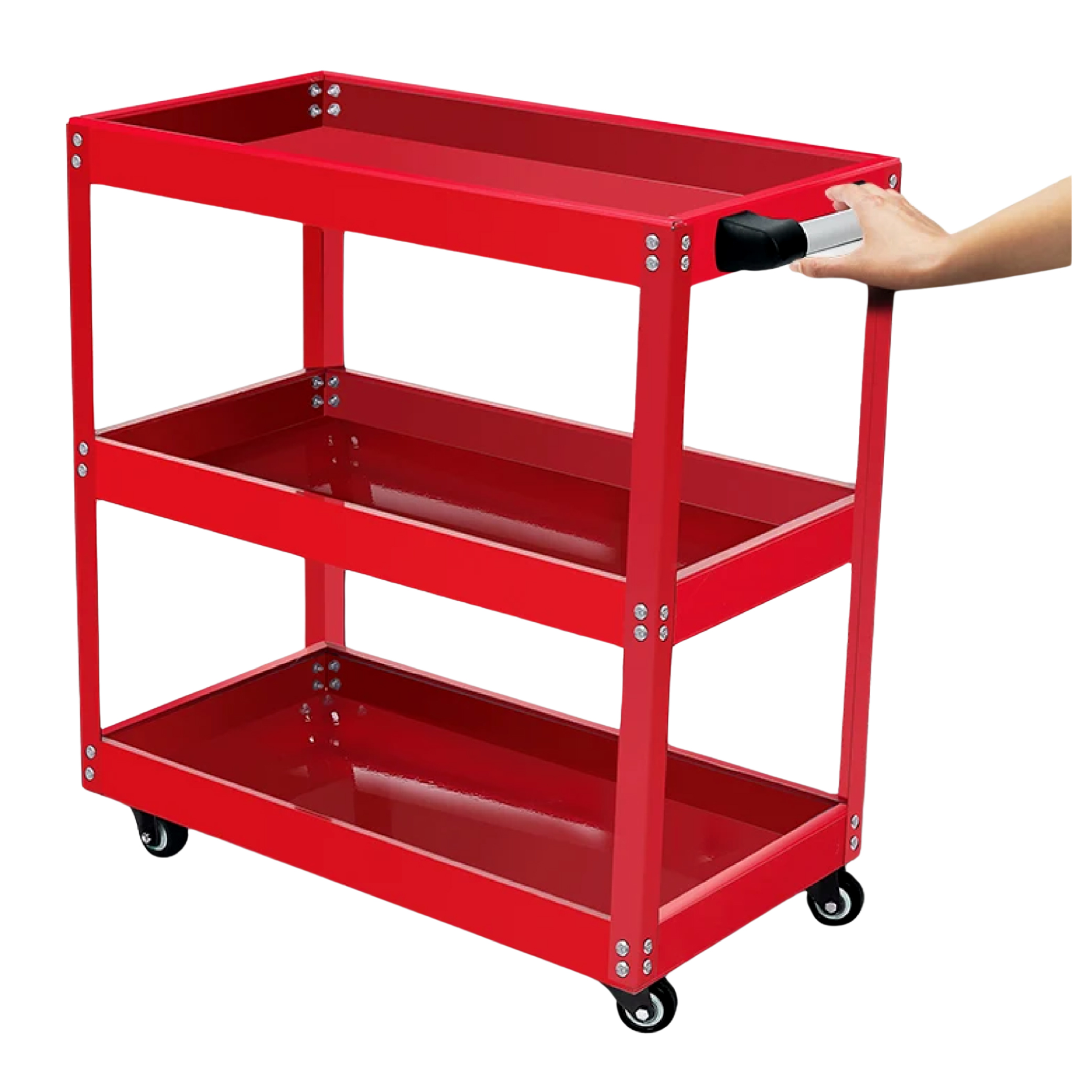 Foto 2 pulgar | Carrito Para Taller De Servicio Mecánico Organizador De Herramientas Con Ruedas Con 3 Niveles