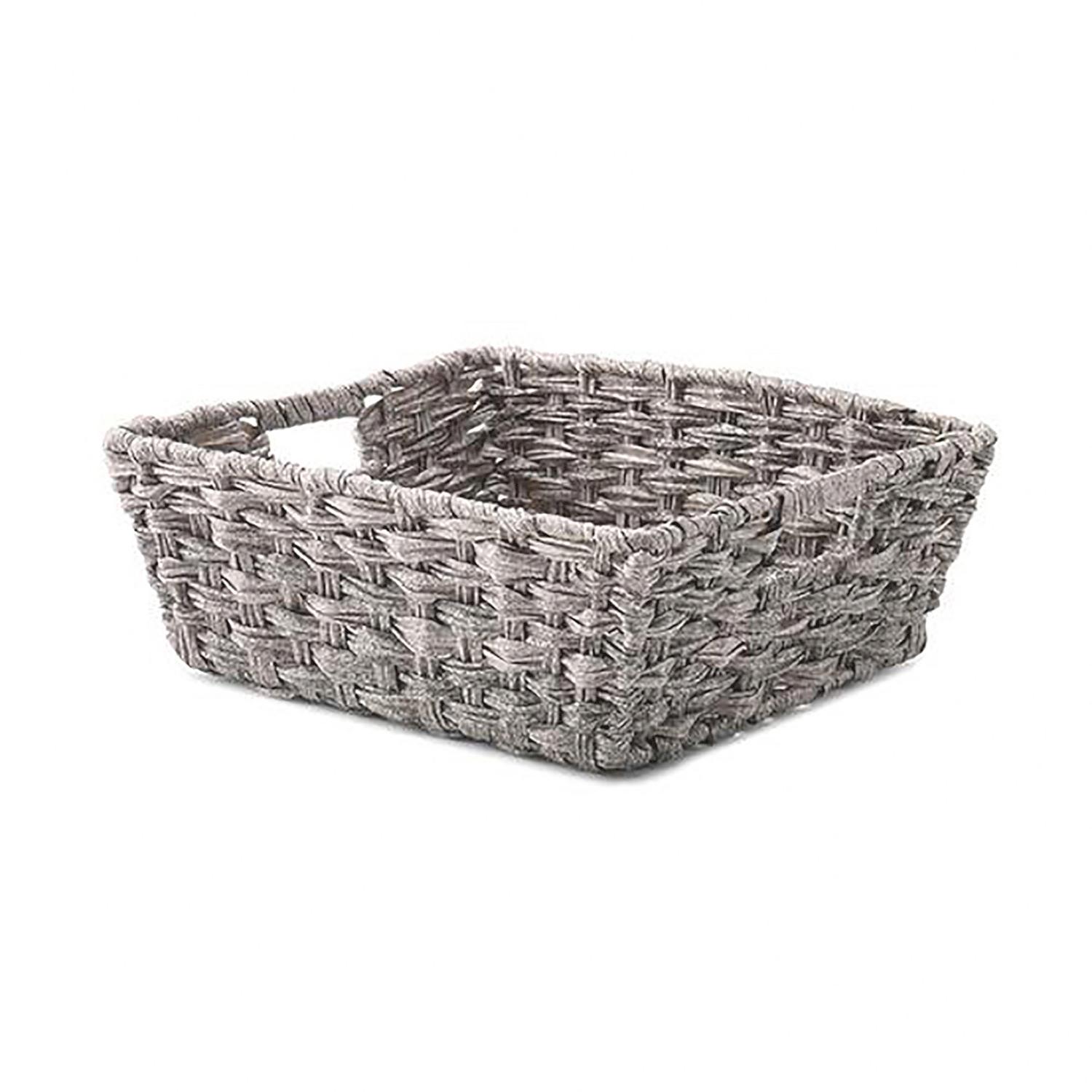 Foto 2 pulgar | Canasta con Asas Integradas Good & Good color Gris de 39x34x13 cm