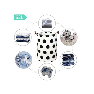 Foto 3 | Bolsa de Almacenamiento para Lavandería Estampado Lunares