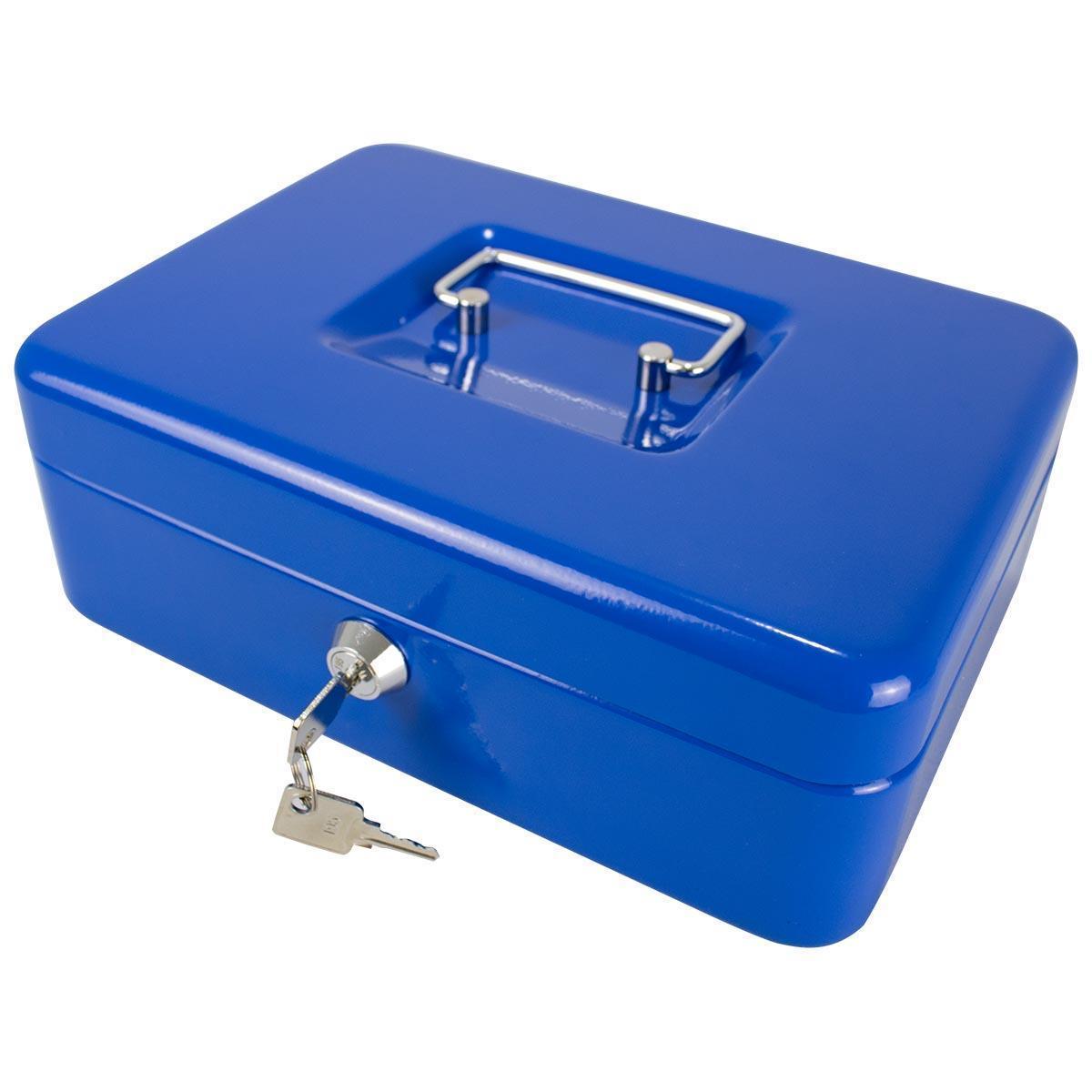 Foto 3 pulgar | Caja Para Dinero 3 Separadores Metalica 25 Cm Llave Charola