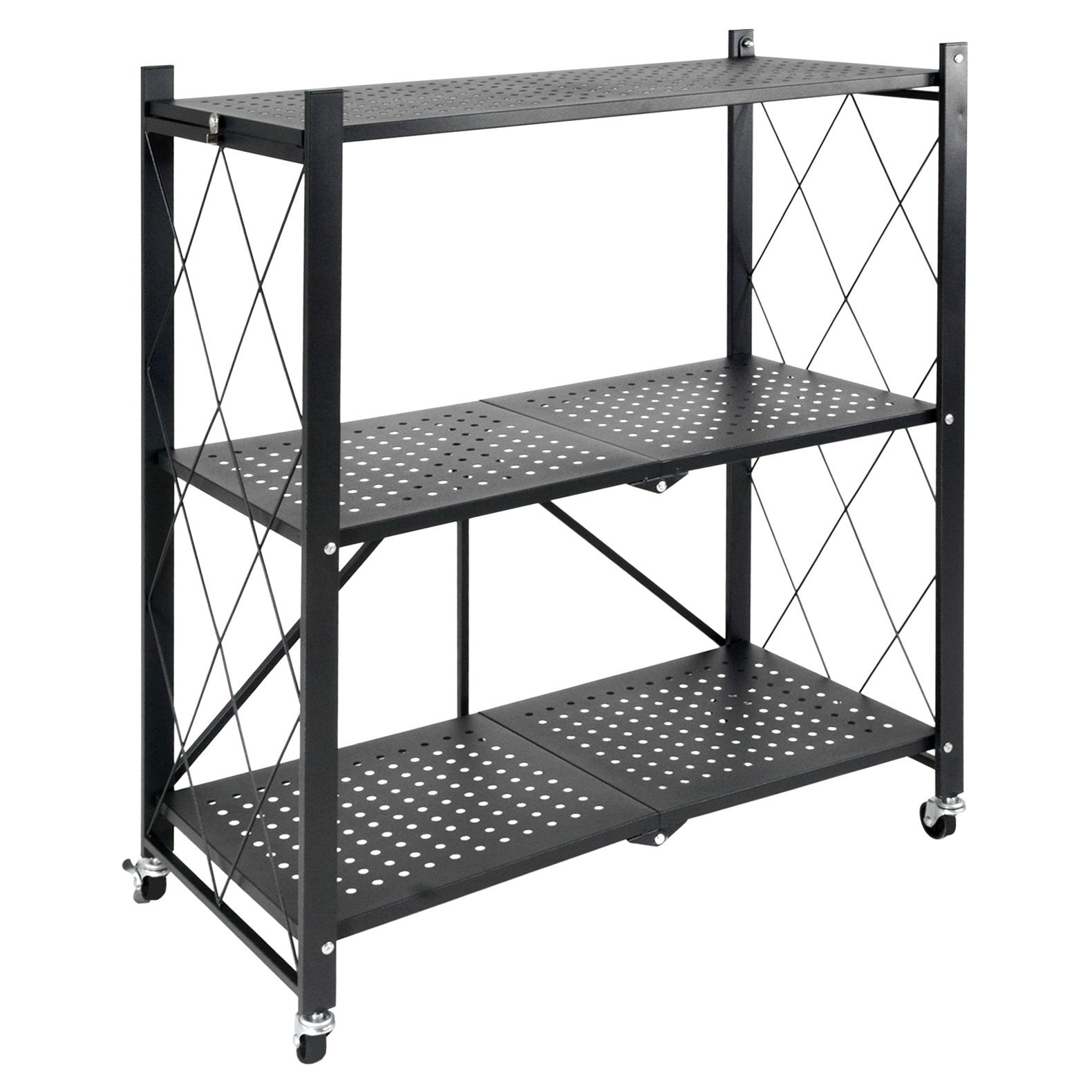 Organizador Plegable Rack & Pack color Negro 3 Niveles