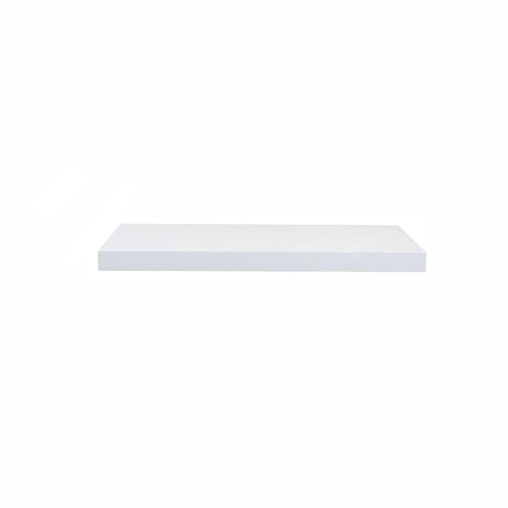 Repisa Flotante Ellegance Houseware FS47825 color Blanco de Madera Rectangular