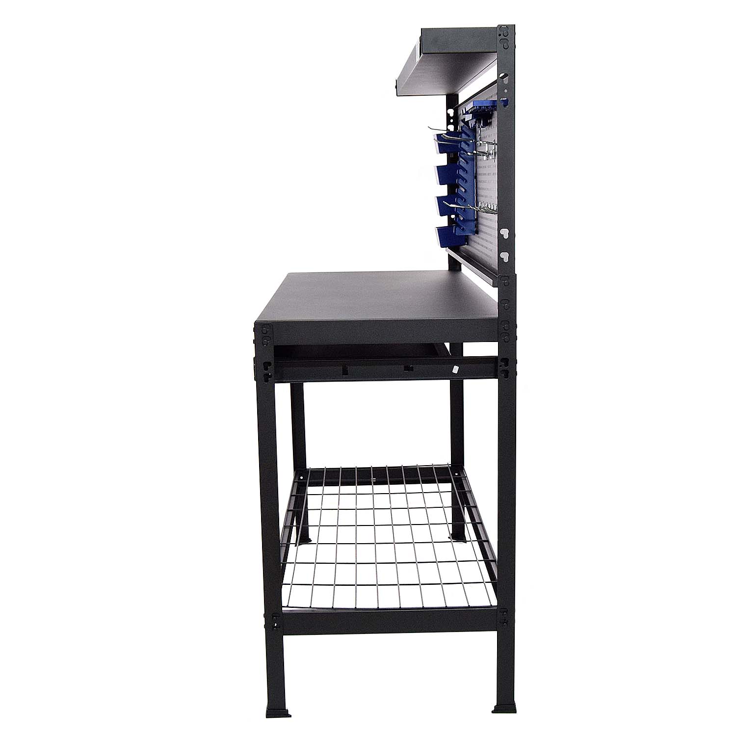 Foto 4 pulgar | Mesa de Trabajo Multiusos KNOVA KN WB-48A color Negro Metálica para Taller 122 X 56 X 150 CM