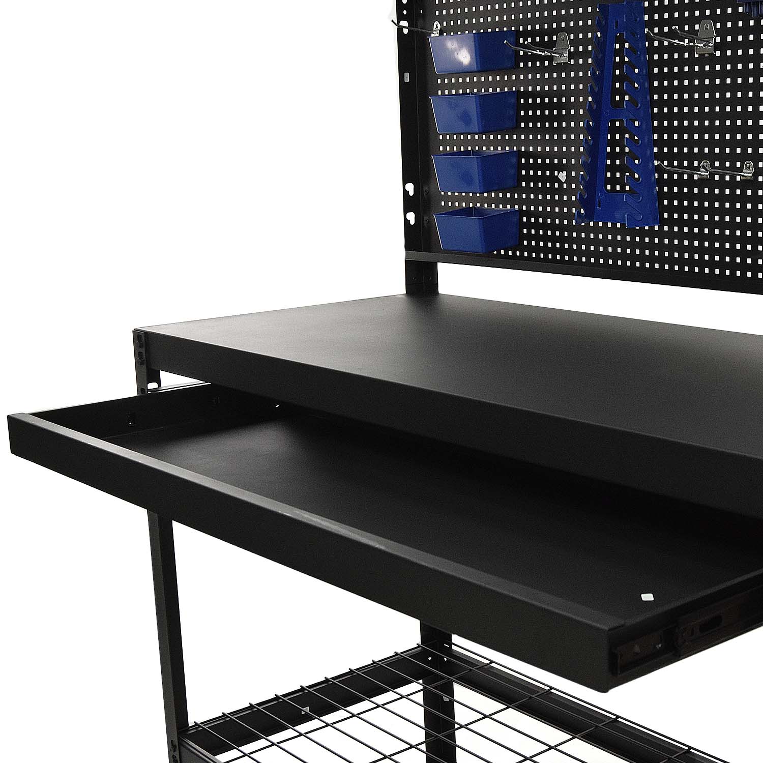 Foto 5 pulgar | Mesa de Trabajo Multiusos KNOVA KN WB-48A color Negro Metálica para Taller 122 X 56 X 150 CM