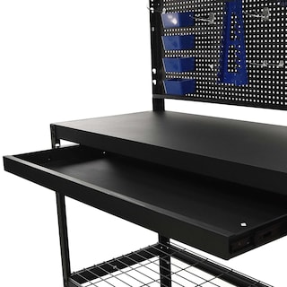 Foto 4 | Mesa de Trabajo Multiusos KNOVA KN WB-48A color Negro Metálica para Taller 122 X 56 X 150 CM