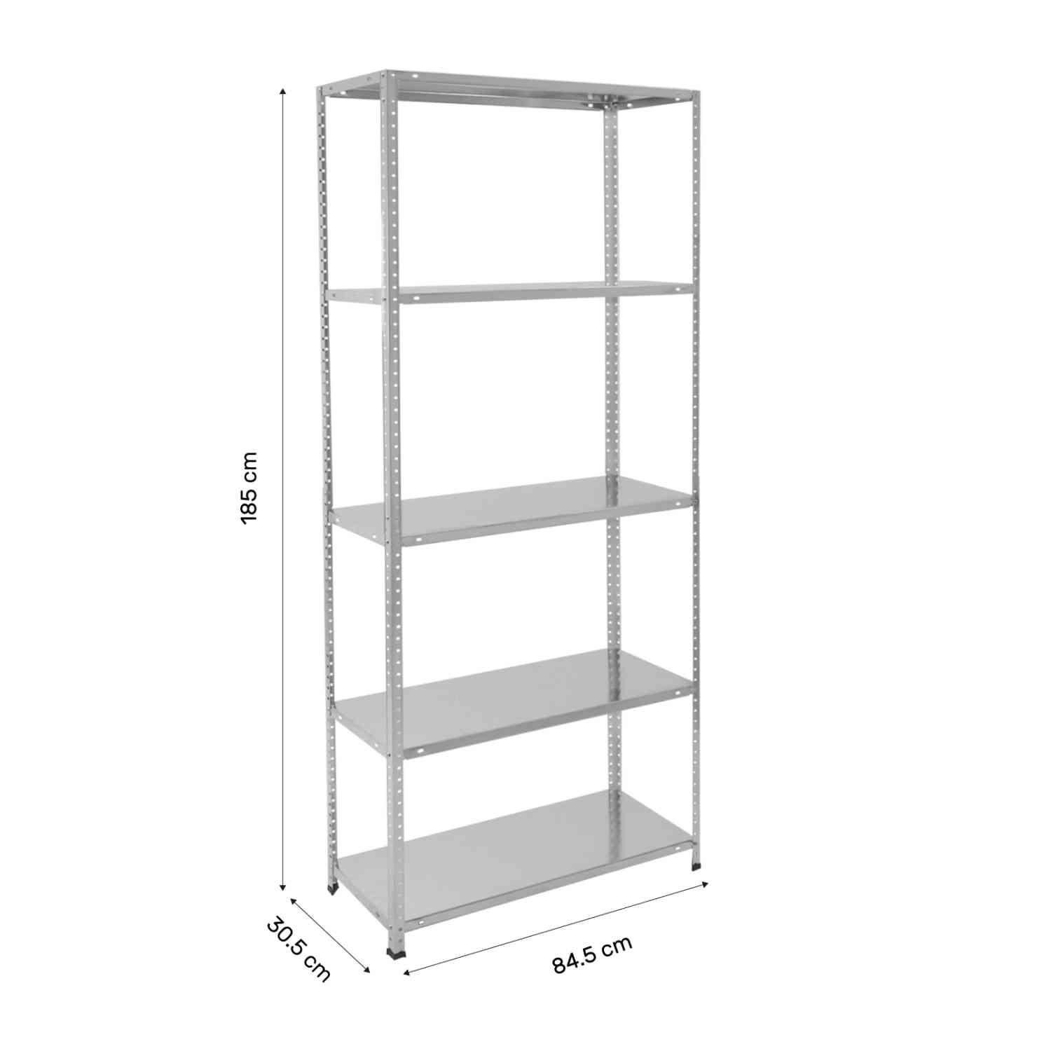 Foto 5 | Anaquel Metálico Rack & Pack Industrial 5 Niveles