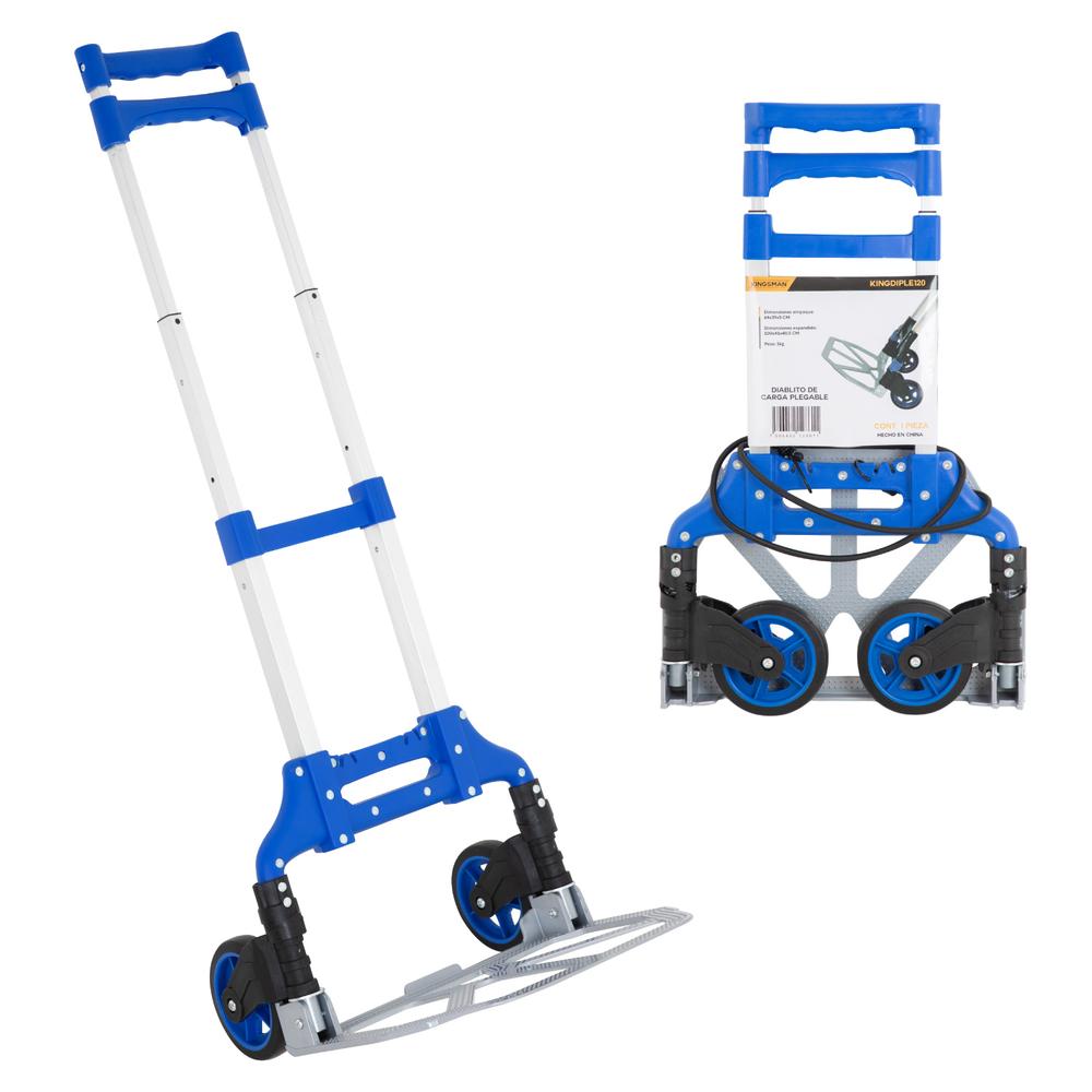 Diablito Plegable Kingsman KINGDIPLE120 color Azul 100 kg $649