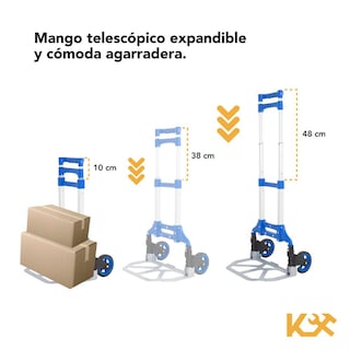 Foto 3 | Diablito Plegable Kingsman KINGDIPLE120 color Azul 100 kg