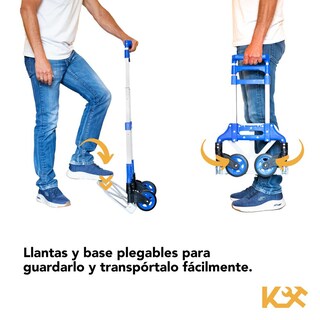 Foto 4 | Diablito Plegable Kingsman KINGDIPLE120 color Azul 100 kg