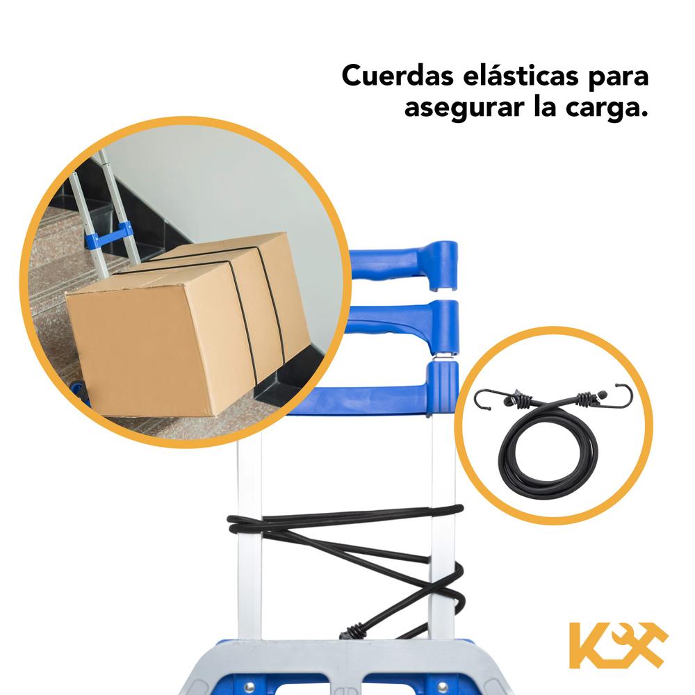 Foto 8 pulgar | Diablito Plegable Kingsman KINGDIPLE120 color Azul 100 kg