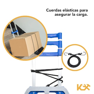 Foto 7 | Diablito Plegable Kingsman KINGDIPLE120 color Azul 100 kg