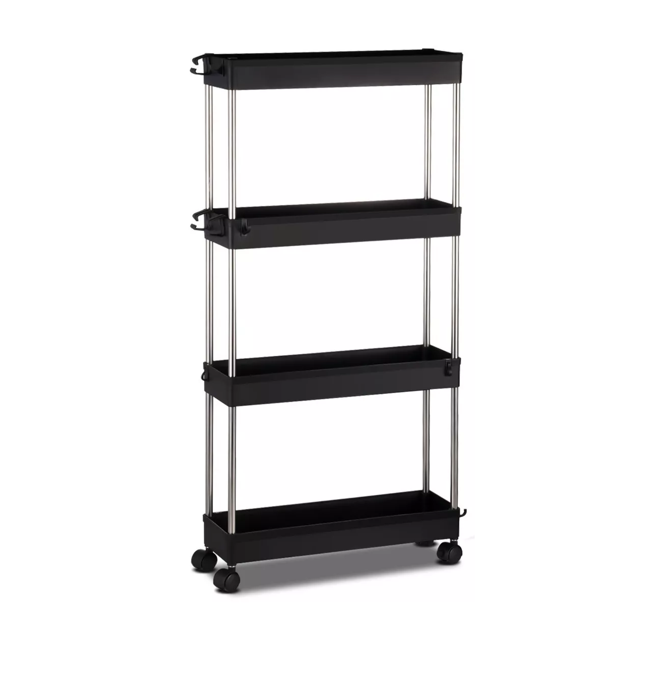 Estante Organizador Belug de 4 Niveles para Cocina/Baño color Negro