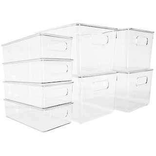 Foto 4 | Juego de 8 Organizadores Brandtrendy 7502287469929 Transparentes para Refrigerador con Tapa