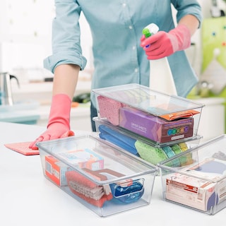 Foto 7 | Juego de 8 Organizadores Brandtrendy 7502287469929 Transparentes para Refrigerador con Tapa