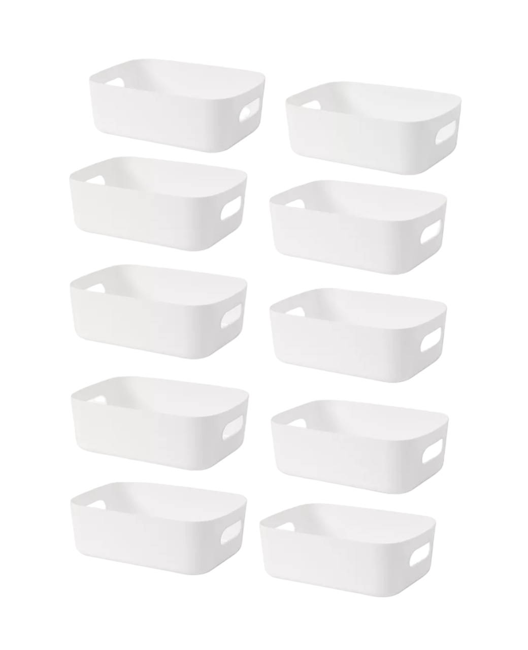 Cajas Organizadoras Belug color Blanco 10 Piezas