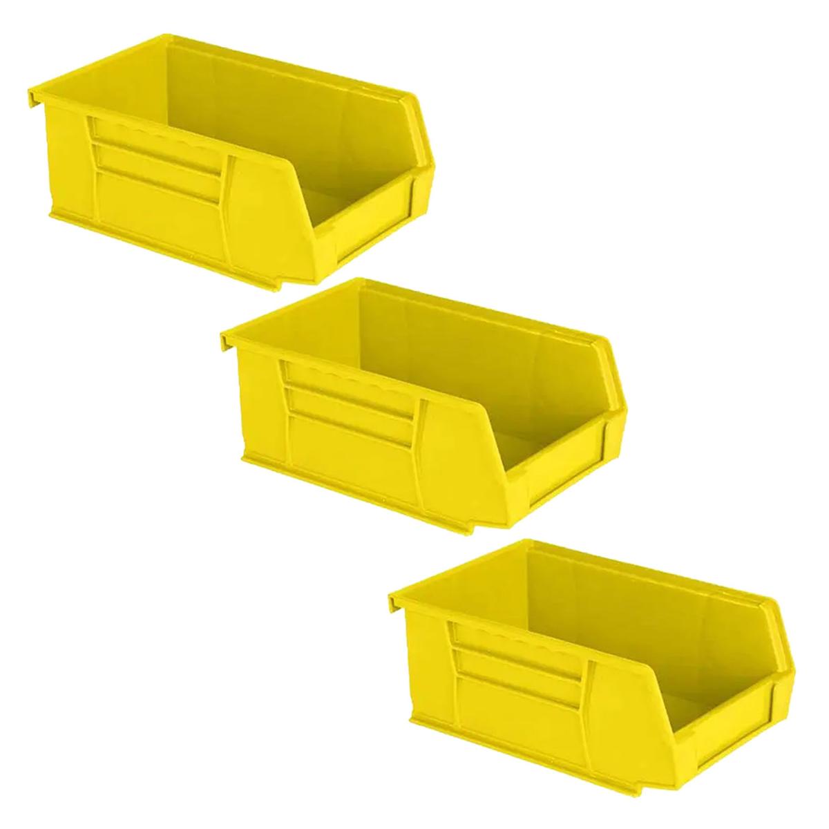 Contenedor de Plástico Ventdepot Mxdwx-003 3 Piezas Amarillo