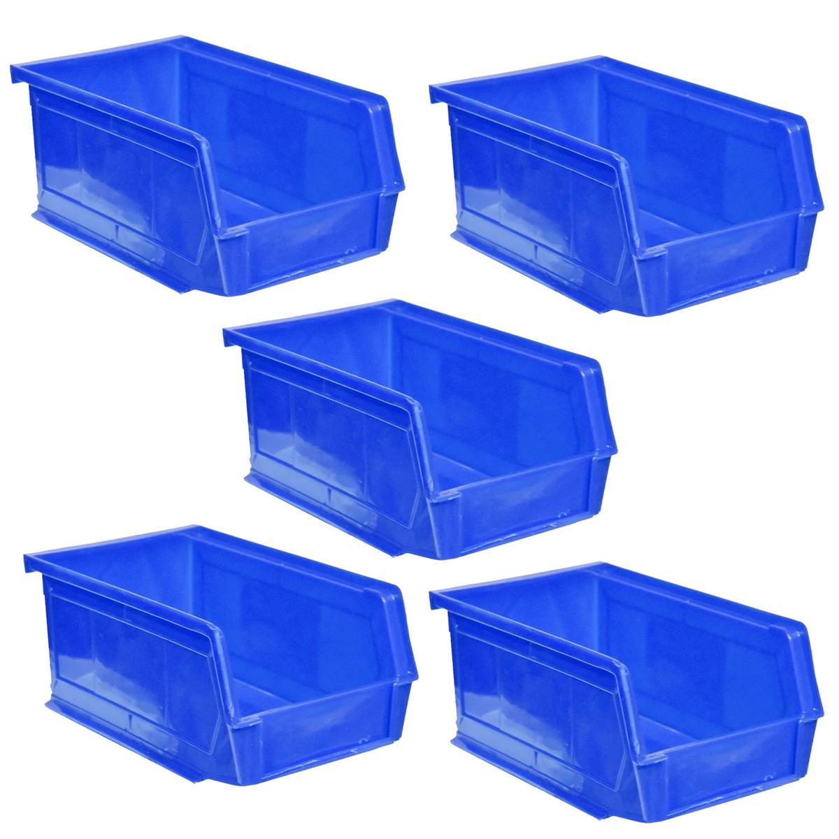 Contenedor de Plástico Ventdepot Mxwef-023 5 Piezas Azul