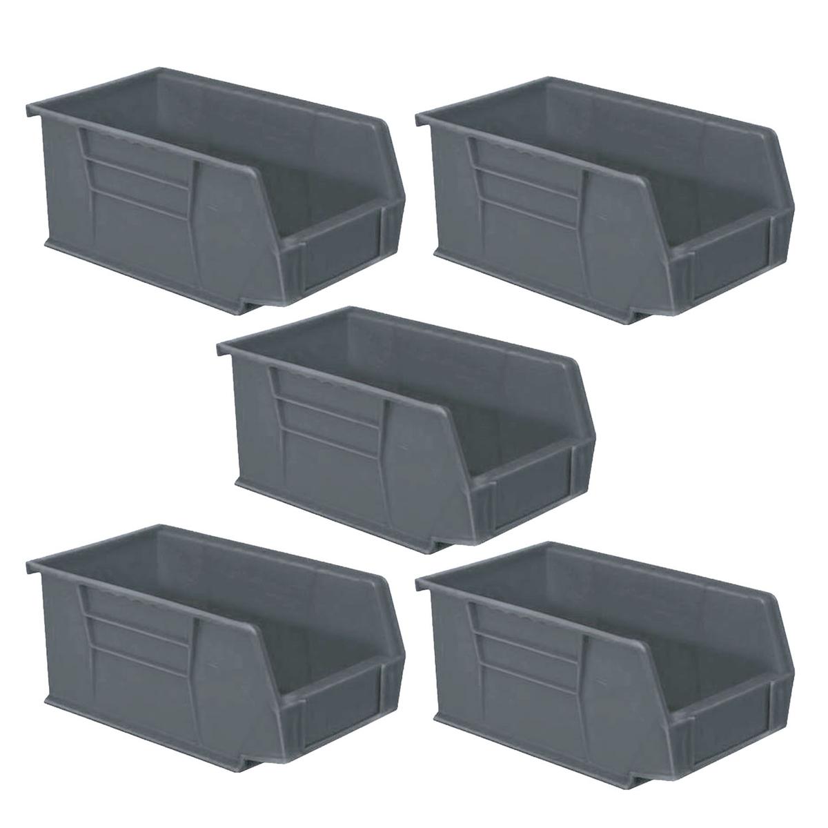 Contenedor de Plástico Ventdepot Mxwgg-032 5 Piezas Gris