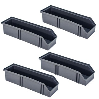 Foto 1 | Contenedor de Plástico Ventdepot Mxpwo-031 4 Piezas Gris