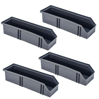Foto 2 | Contenedor de Plástico Ventdepot Mxpwo-031 4 Piezas Gris